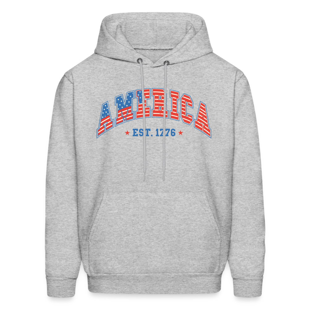 American 1776 Hoodie - heather gray