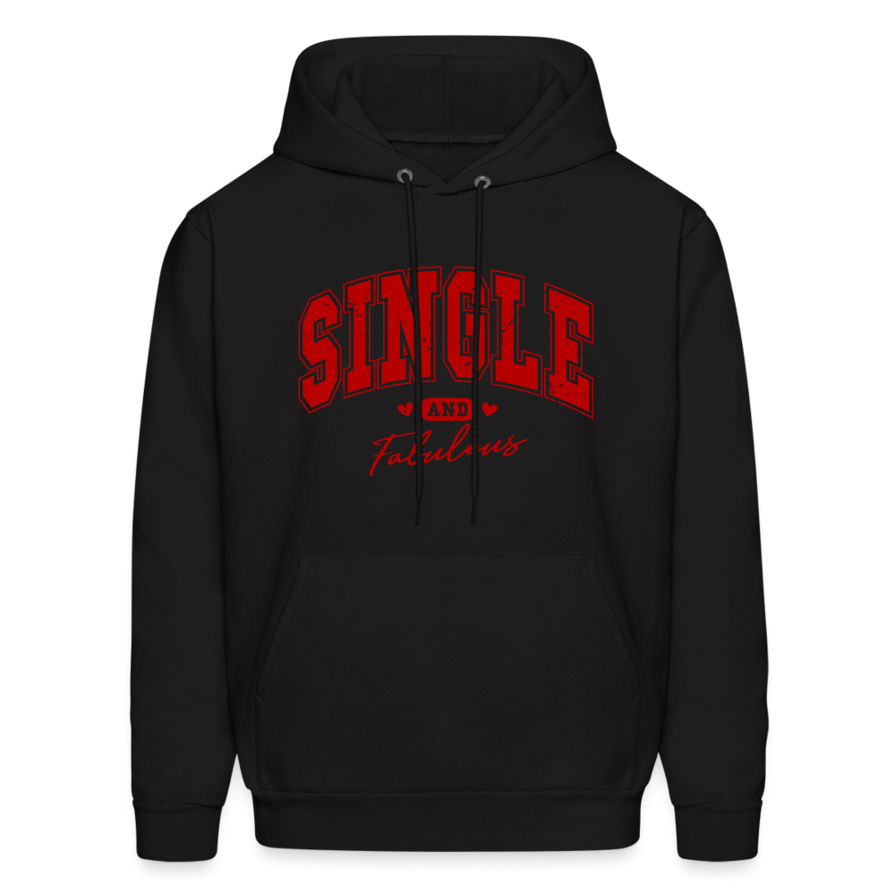 Single and Fabulous Hoodie - black