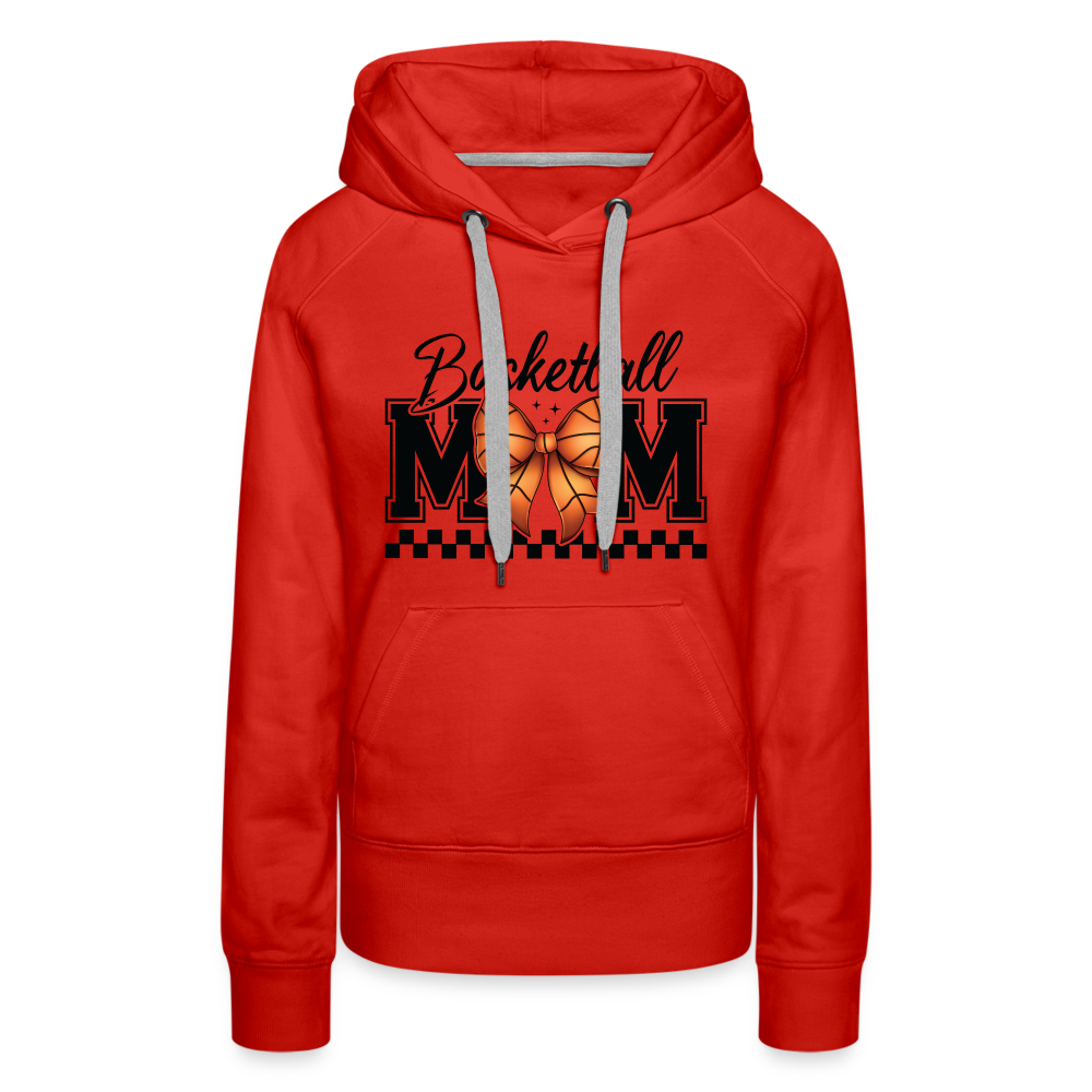 Basketball Mom Women’s Premium Hoodie - red