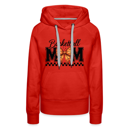 Basketball Mom Women’s Premium Hoodie - red