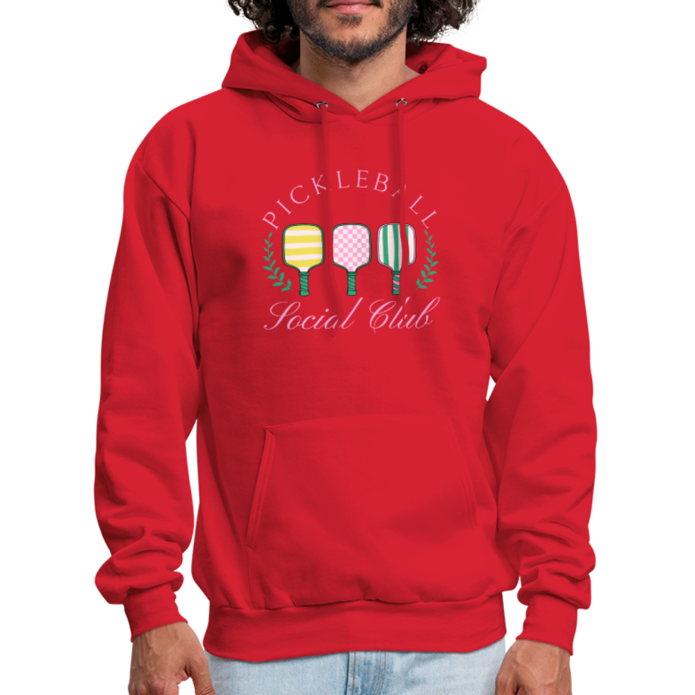 Pickleball Social Club Hoodie - red