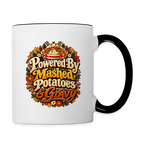 Powered by Mashed Potatoes & Gravy – Fall Floral Coffee Mug