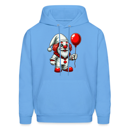 Gnome Clown Hoodie - carolina blue