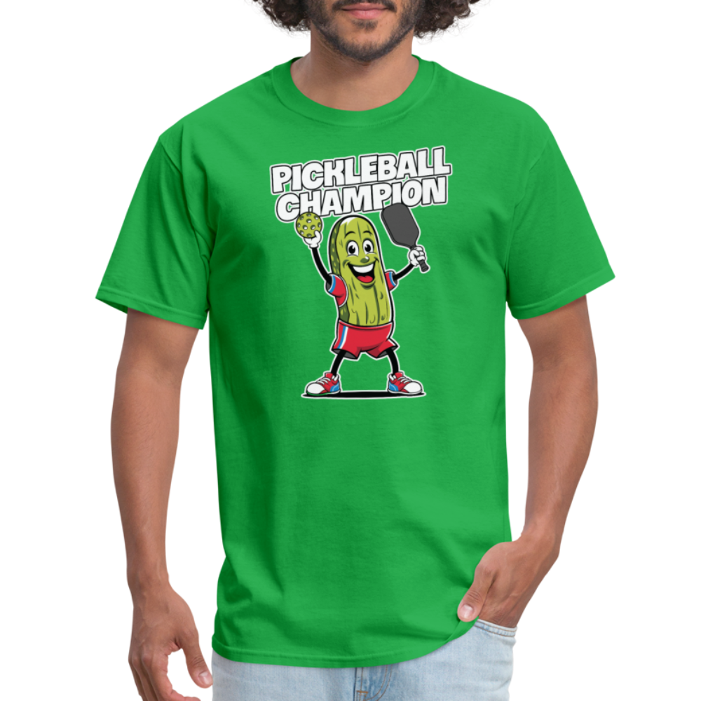 Pickleball Champion T-Shirt - bright green