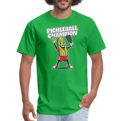 Pickleball Champion T-Shirt - bright green