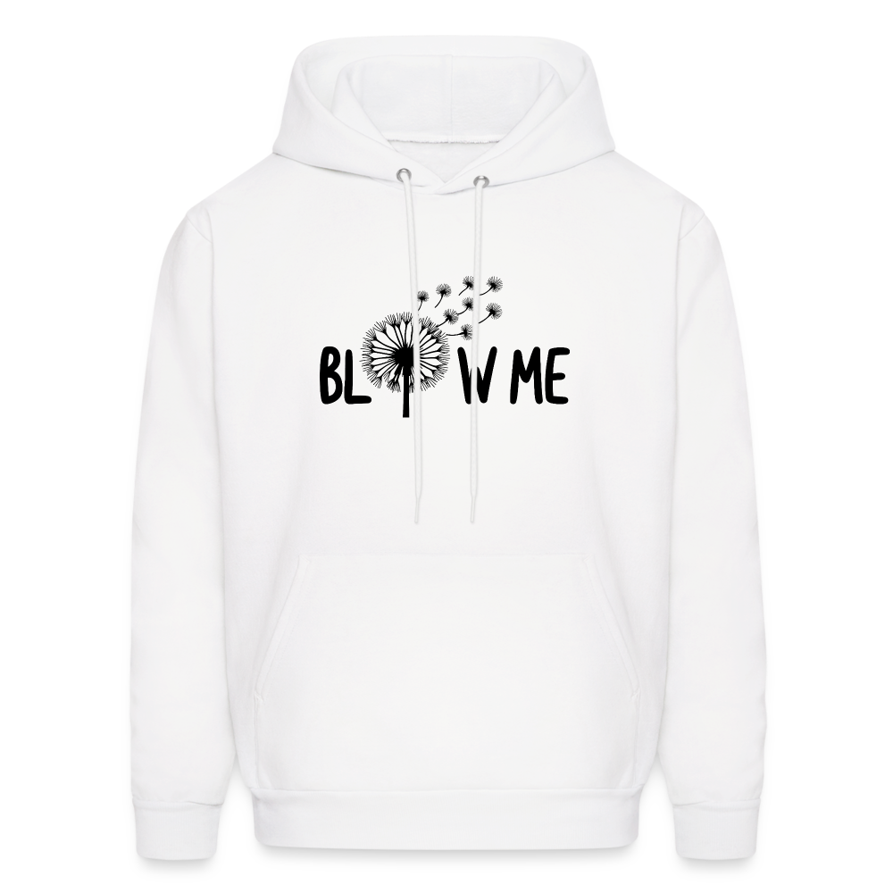 Blow Me Hoodie - white