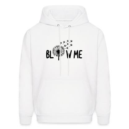 Blow Me Hoodie - white