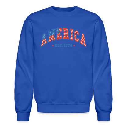 American 1776 Sweatshirt - royal blue