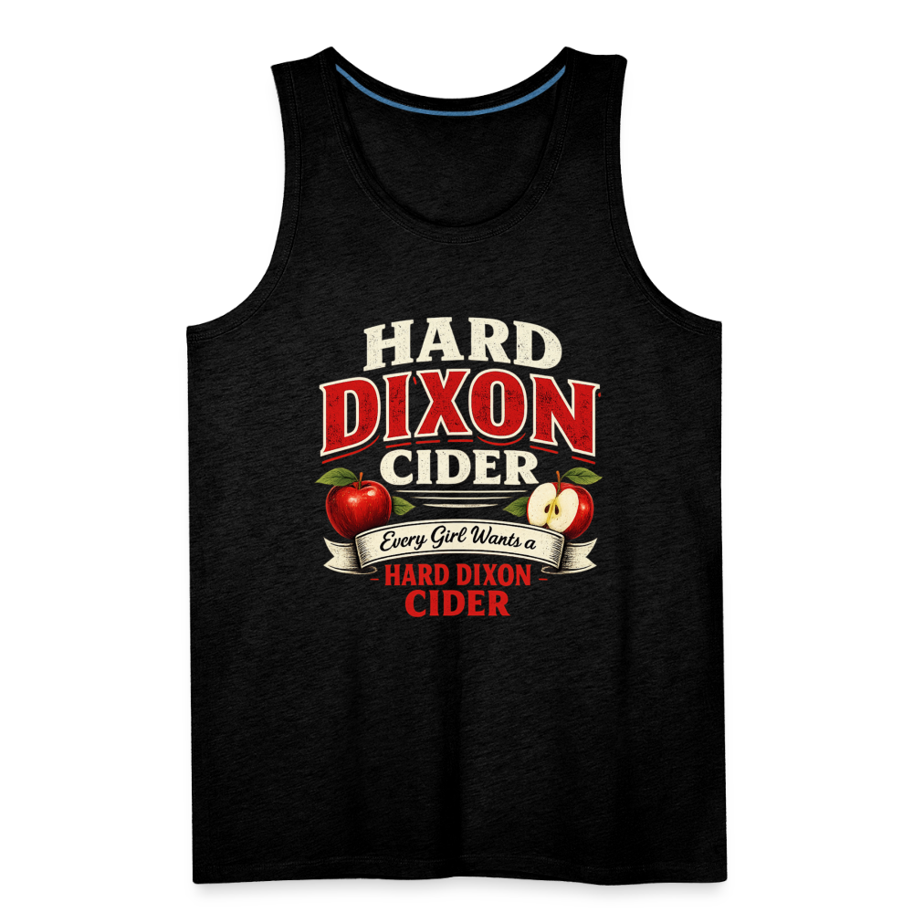 Hard Dixon Cider Funny Premium Tank Top - charcoal grey