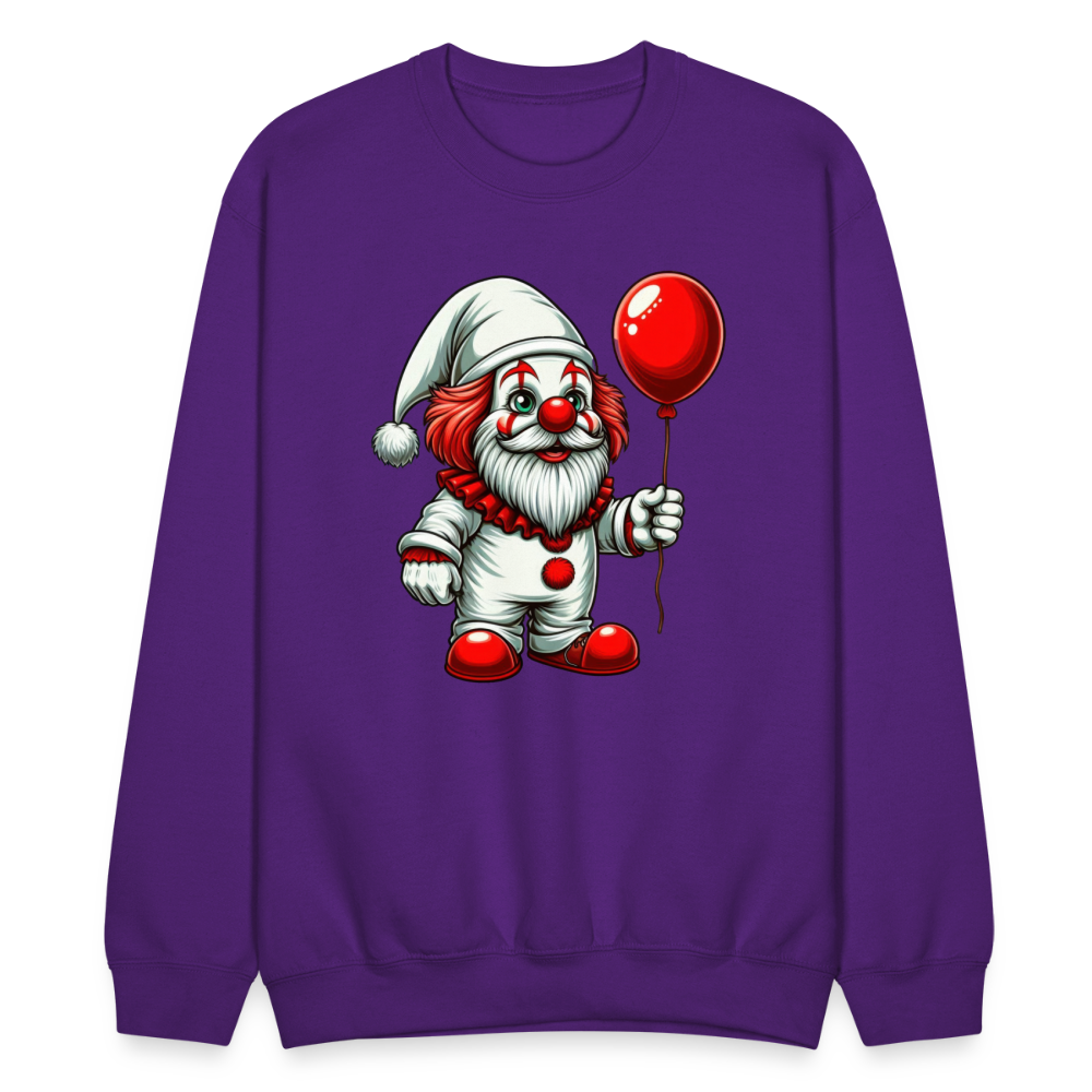 Gnome Clown Sweatshirt - purple