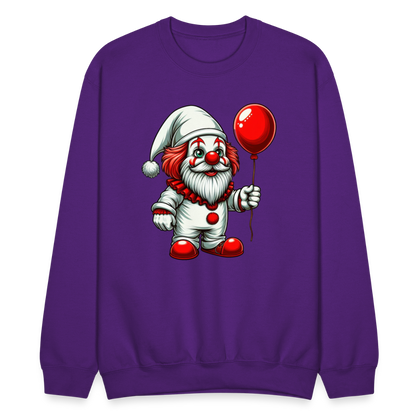 Gnome Clown Sweatshirt - purple