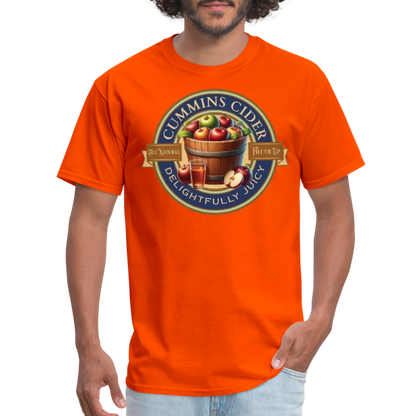 Cummins Cider (Funny Adult Humor) T-Shirt - orange