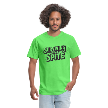 Surviving Out Of Spite T-Shirt - kiwi