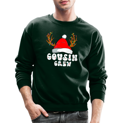 Cousin Crew Christmas Sweatshirt - forest green