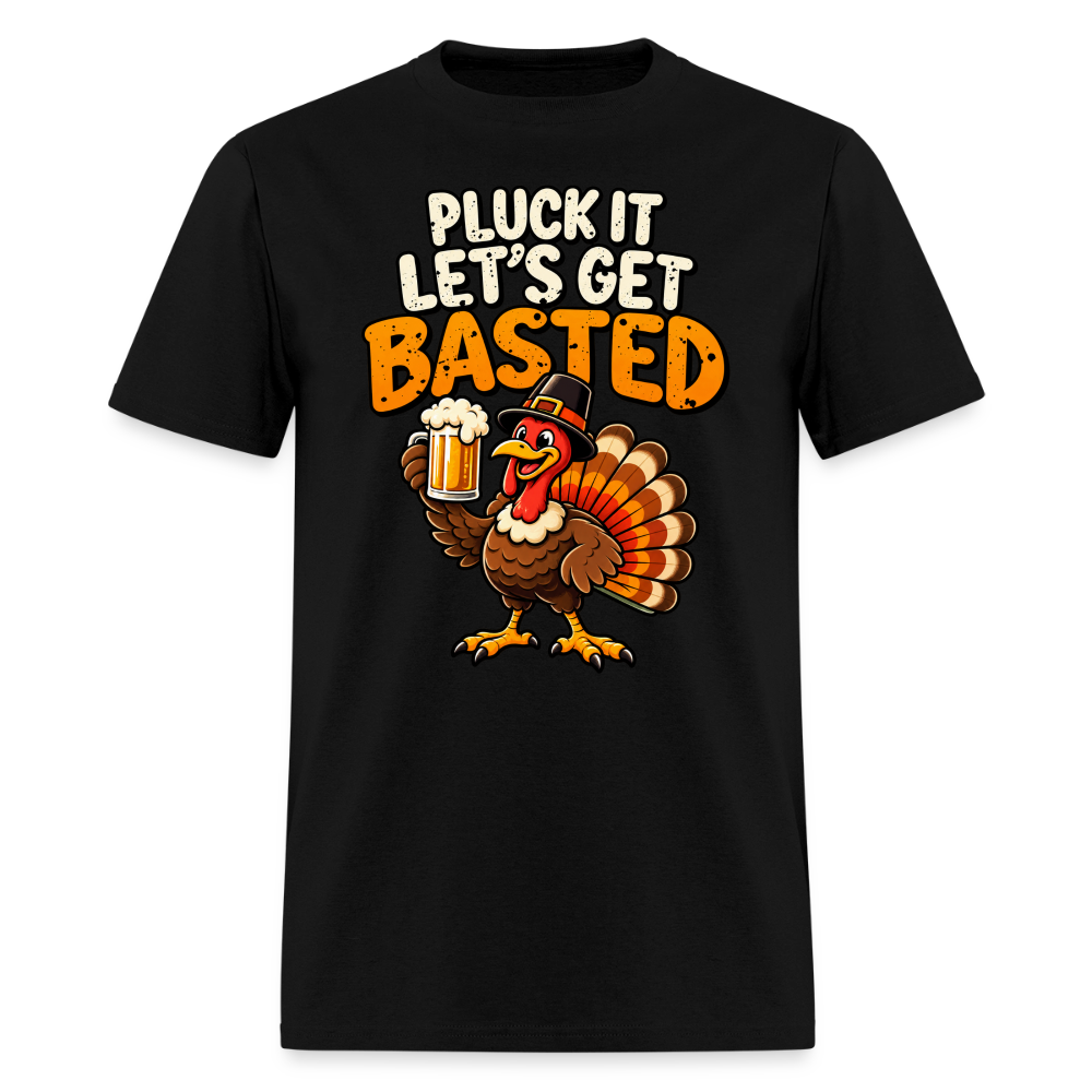 Pluck It Let’s Get Basted T-Shirt - black
