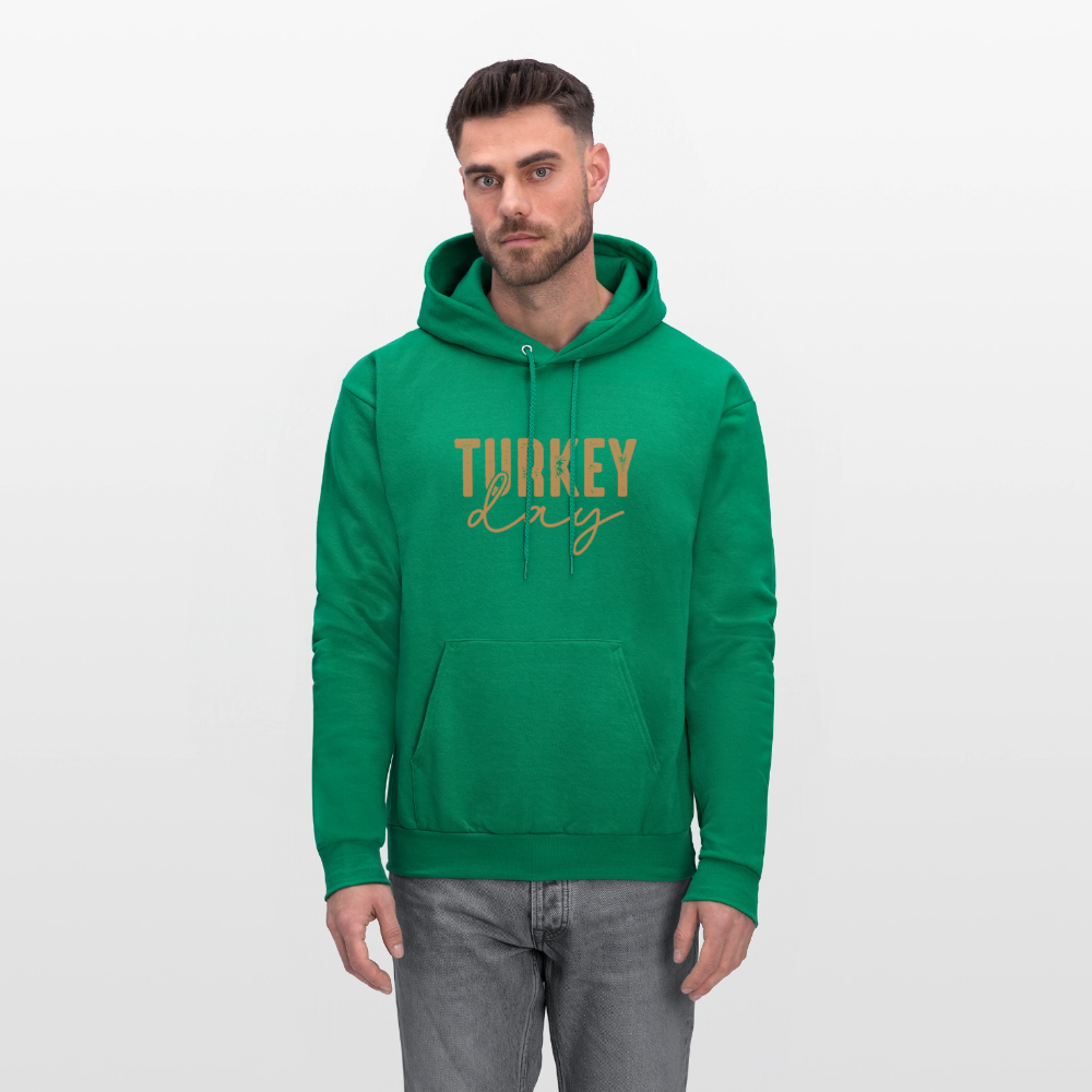 Turkey Day (Thanksgiving) Hoodie - kelly green