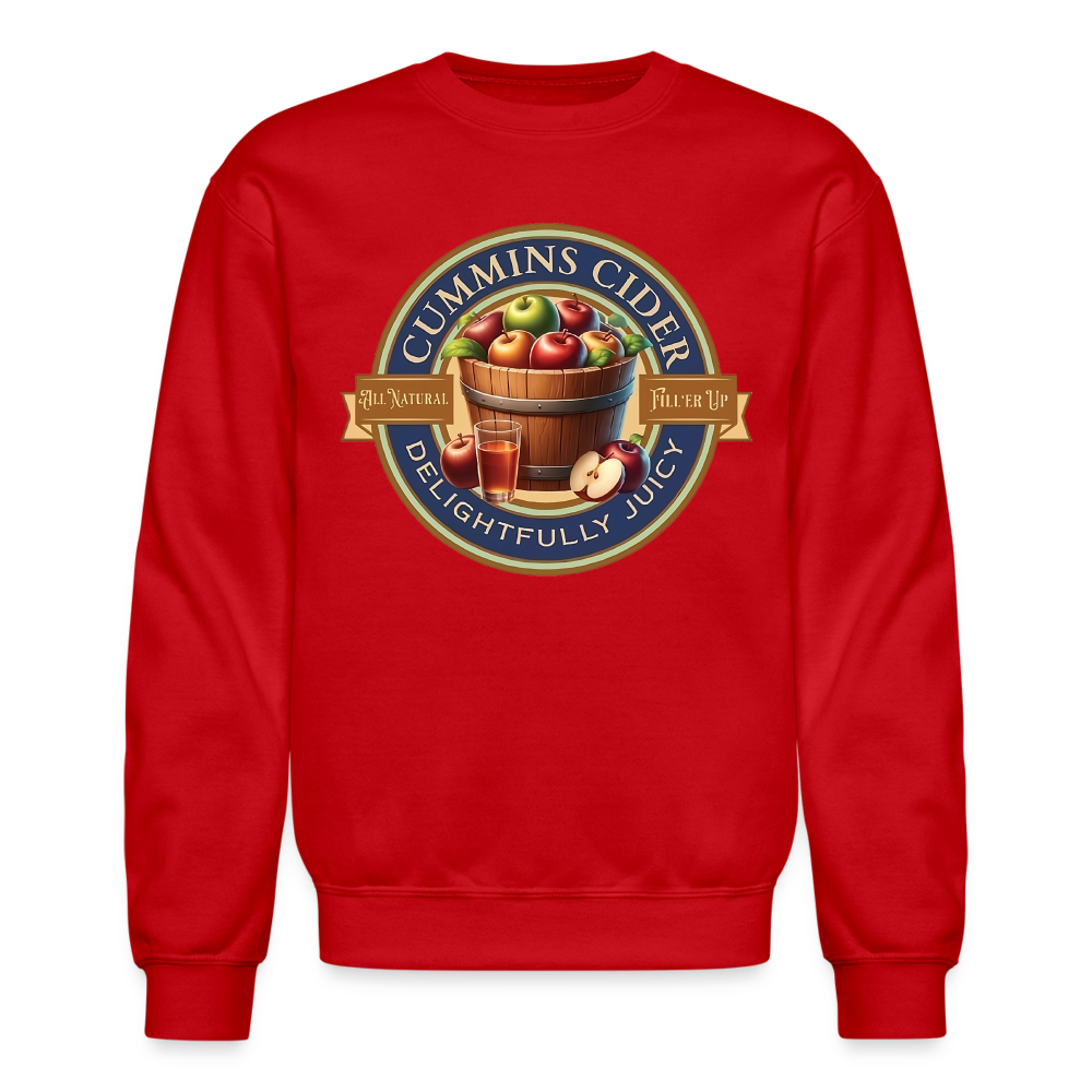 Cummins Cider (Funny Adult Humor) Sweatshirt - red