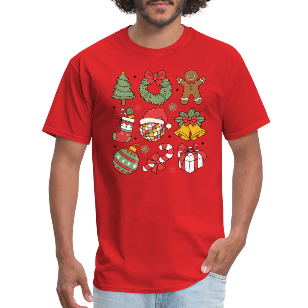 Christmas Holiday Season T-Shirt - red