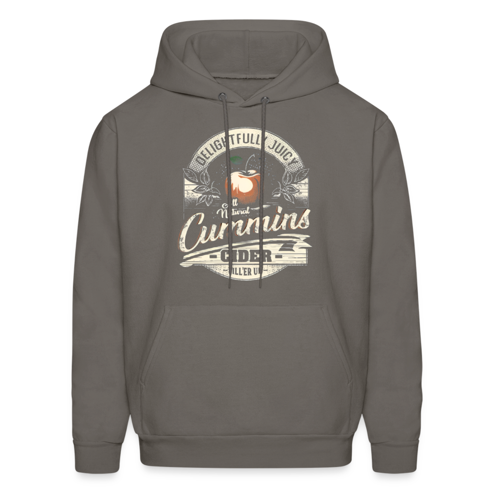 Vintage Cummins Cider (Funny Adult Humor) Hoodie - asphalt gray