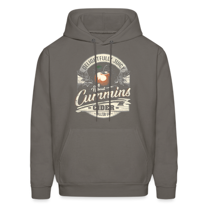 Vintage Cummins Cider (Funny Adult Humor) Hoodie - asphalt gray