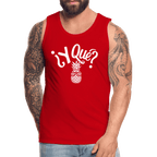 Y Que Piña (Latin Attitude) Men’s Premium Tank Top - red