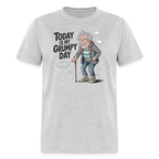 Today Is My Grumpy Day Funny T-Shirt - heather gray