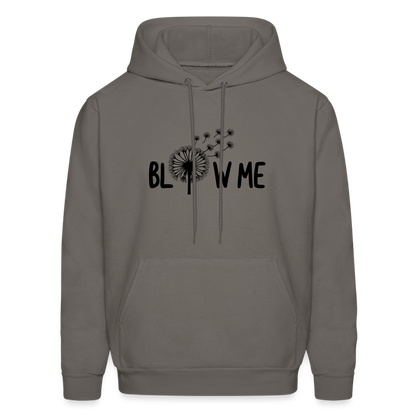 Blow Me Hoodie - asphalt gray