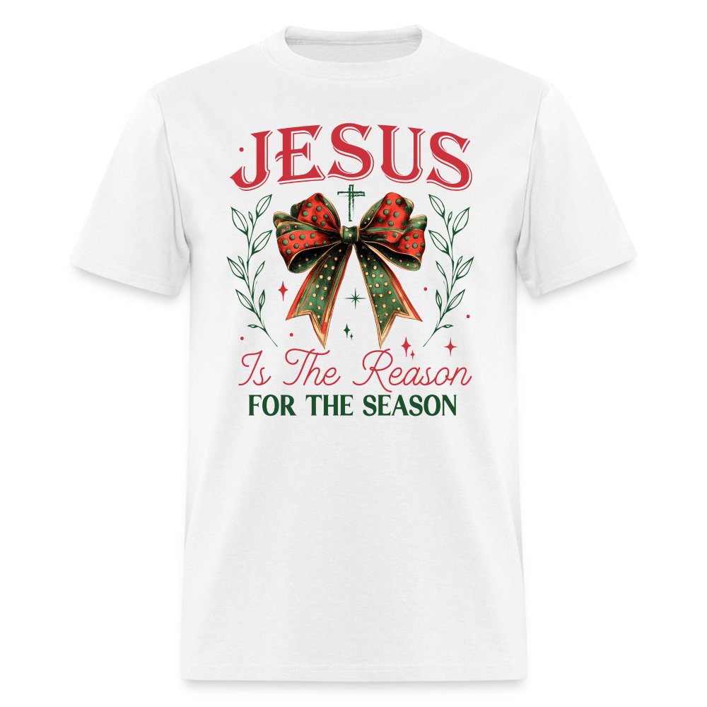 Jesus Is The Reason For The Season T-Shirt - white