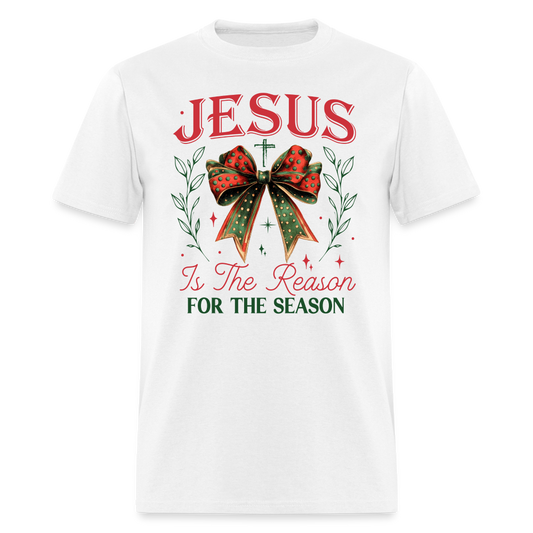 Jesus Is The Reason For The Season T-Shirt - white