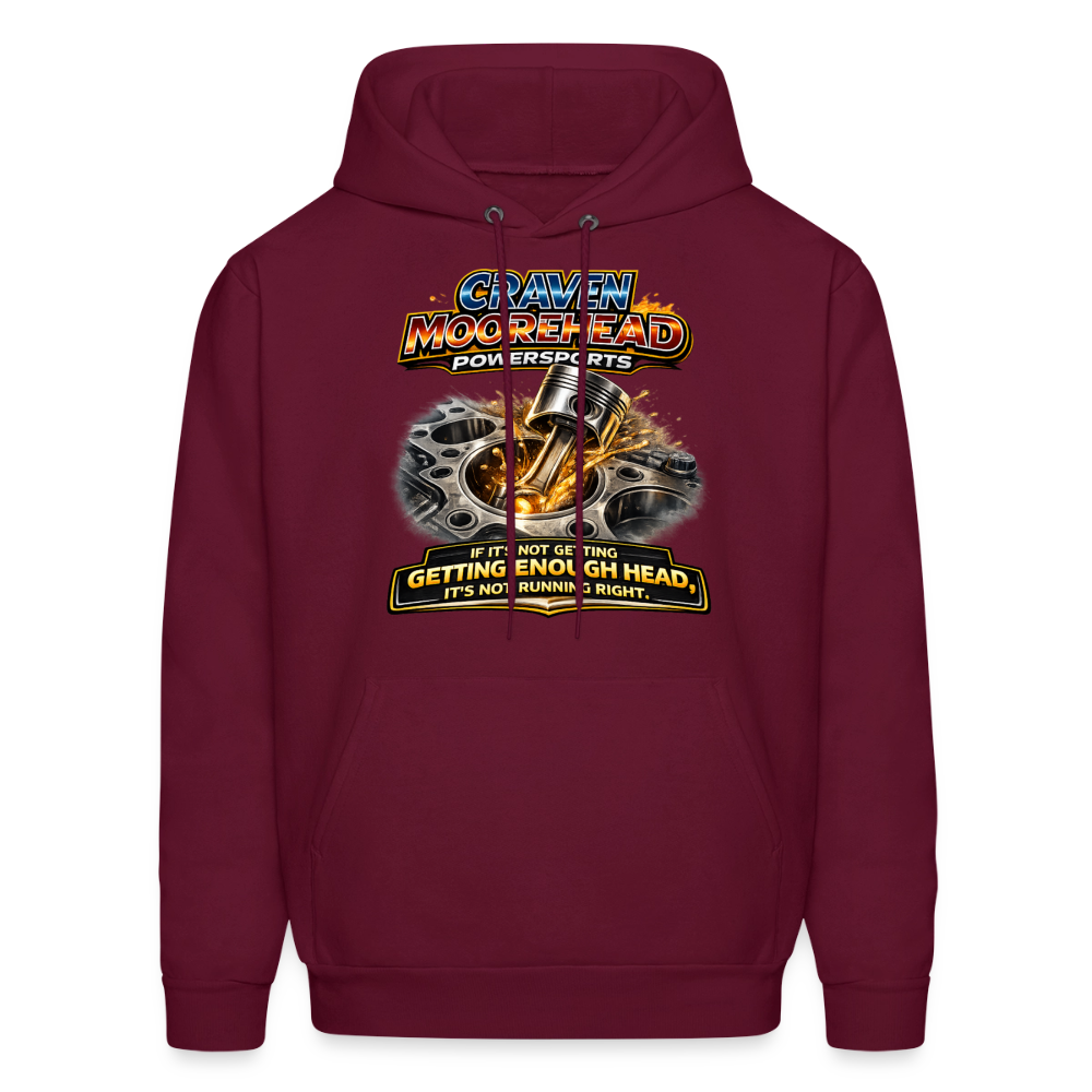 Craven Moorehead PowerSports Hoodie Color: Burgundy