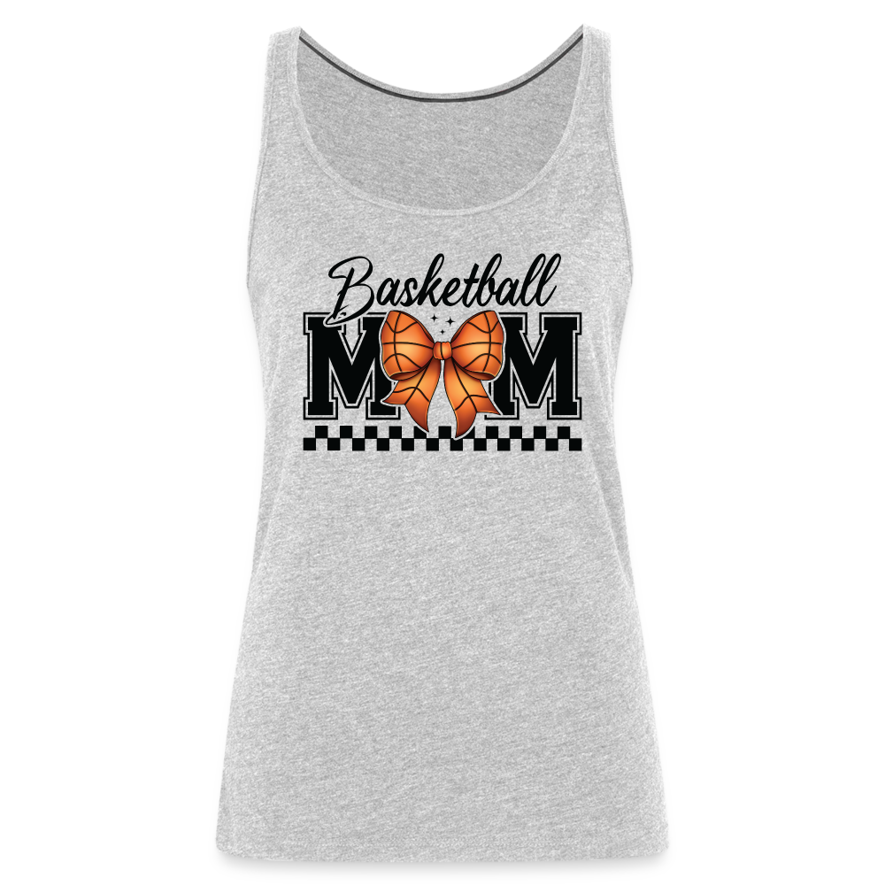 Basketball Mom Women’s Premium Tank Top - heather gray