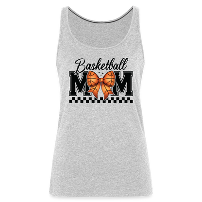 Basketball Mom Women’s Premium Tank Top - heather gray