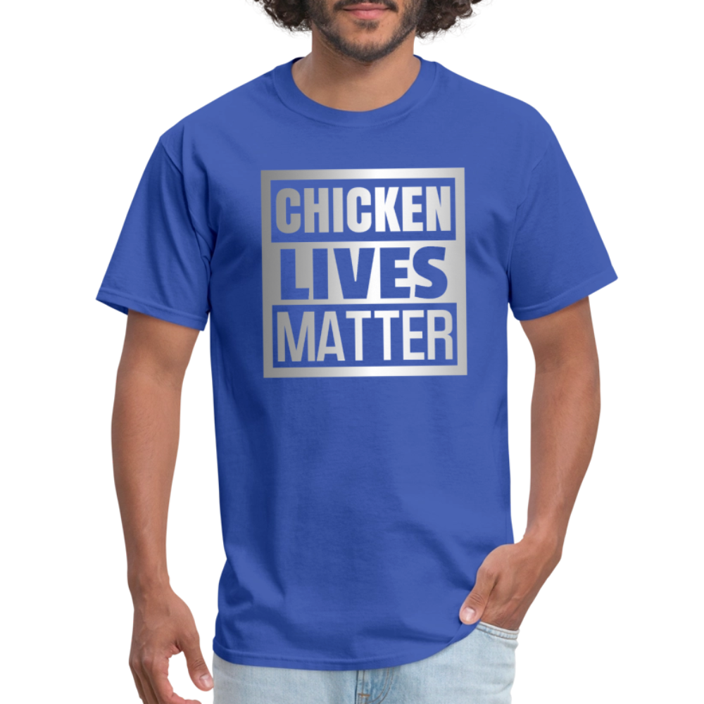 Chicken Lives Matter T-Shirt - royal blue