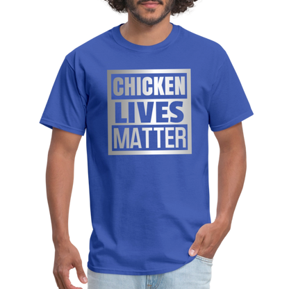 Chicken Lives Matter T-Shirt - royal blue