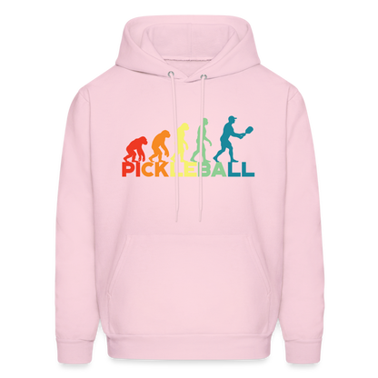 Pickleball Evolution Hoodie - pale pink