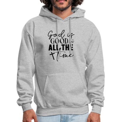 God is Good All The Time Hoodie - heather gray