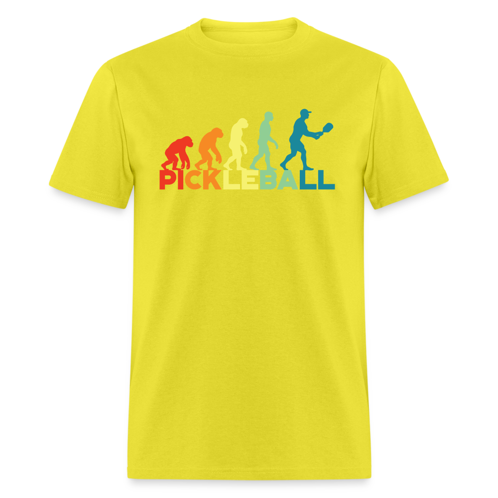 Pickleball Evolution T-Shirt - yellow