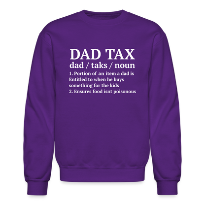 Dad Tax Sweatshirt (Definition) - purple