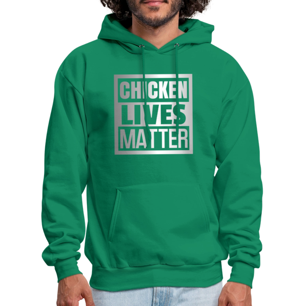 Chicken Lives Matter Hoodie - kelly green