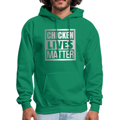 Chicken Lives Matter Hoodie - kelly green