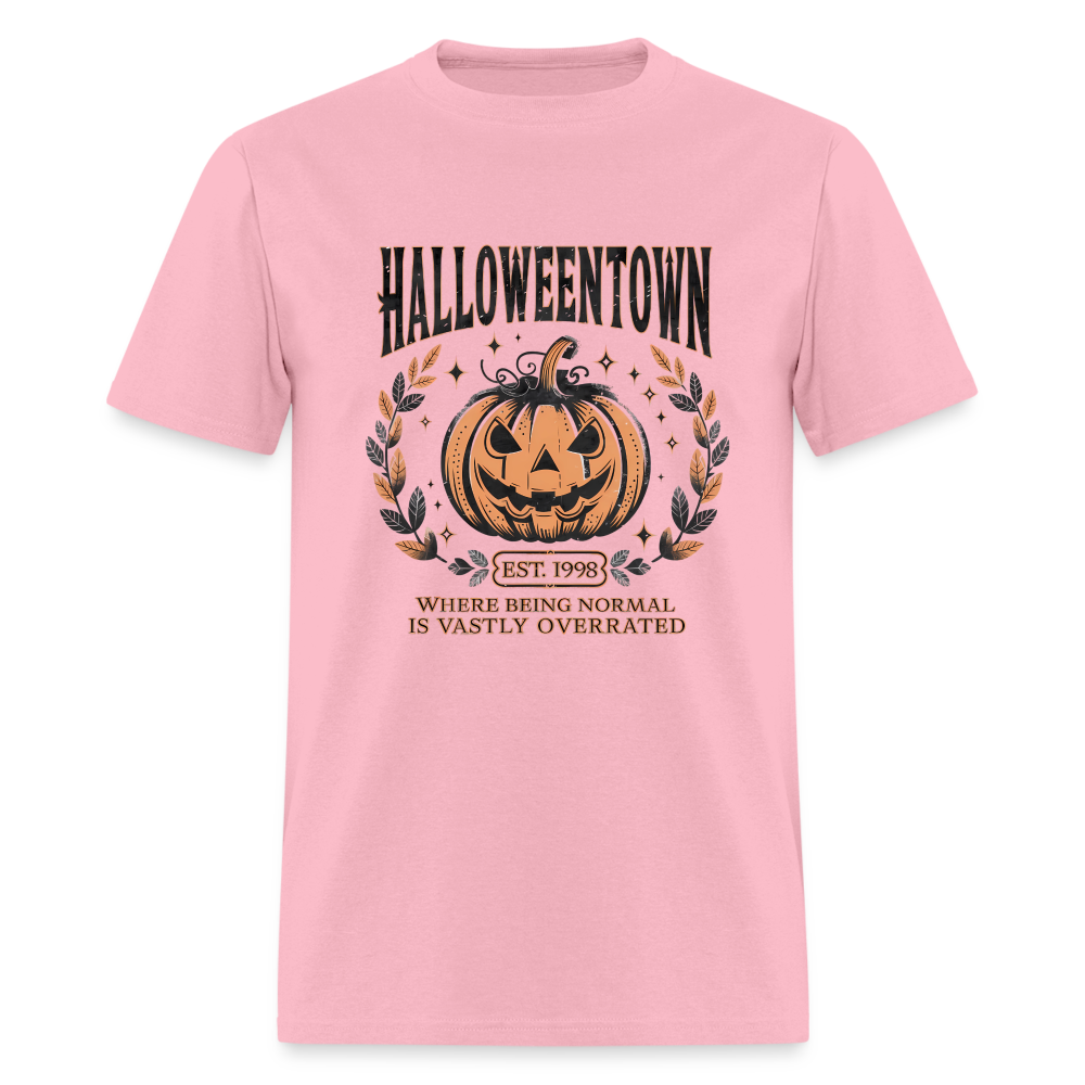 Halloweentown T-Shirt (Where Normal is Overrated) - pink