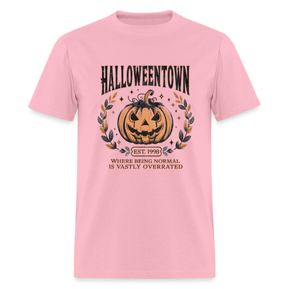 Halloweentown T-Shirt (Where Normal is Overrated) - pink