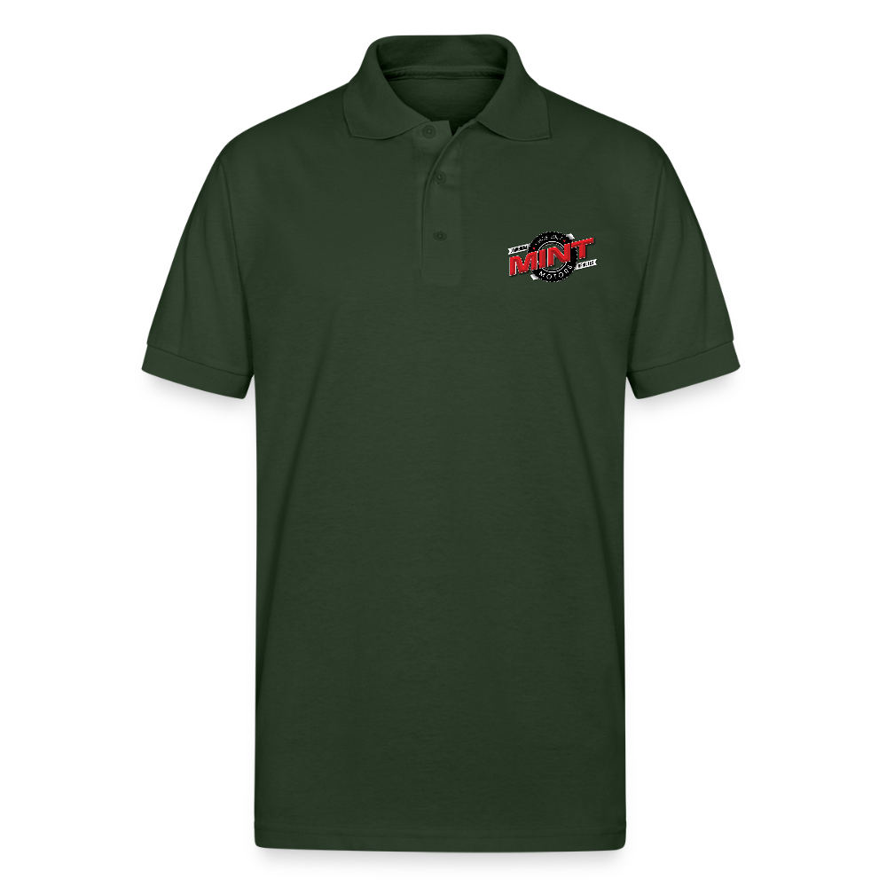 Mint Motors - Unisex 50/50 Jersey Polo - forest green