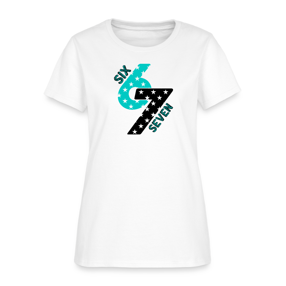 Six Seven 67 (Star) Women's T-Shirt - white