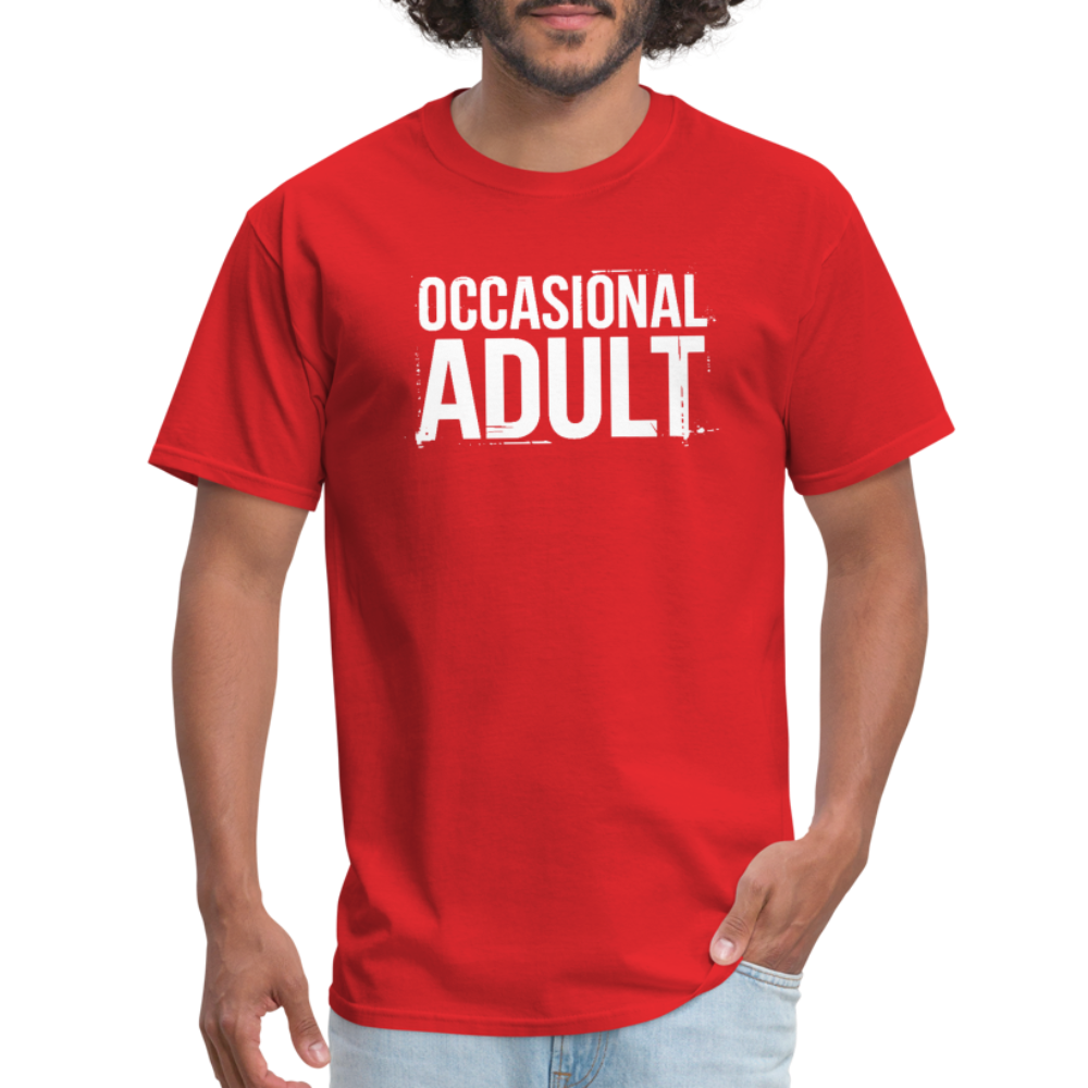 Occasional Adult T-Shirt - red