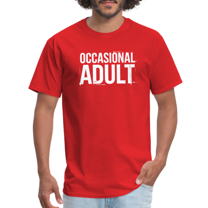 Occasional Adult T-Shirt - red