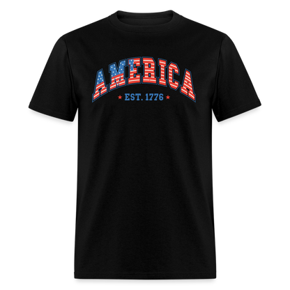 American 1776 T-Shirt - black