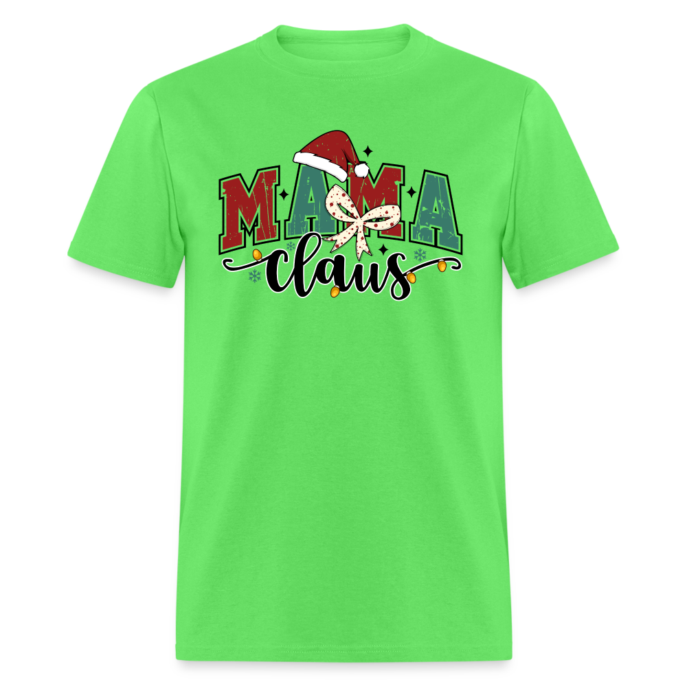 Mama Claus (Christmas) T-Shirt - kiwi