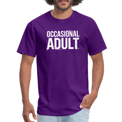 Occasional Adult T-Shirt - purple