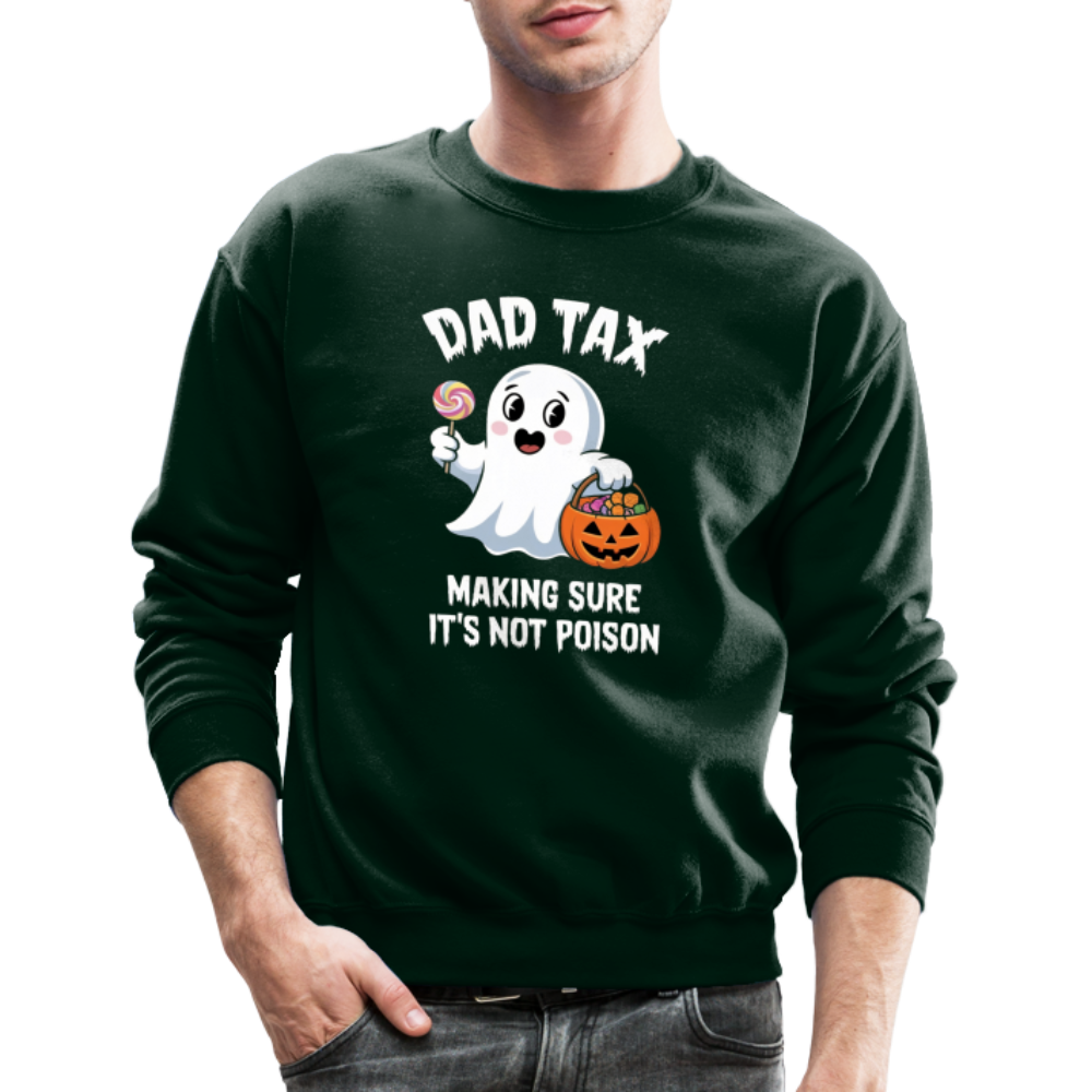 Dad Tax (Halloween) Sweatshirt - forest green